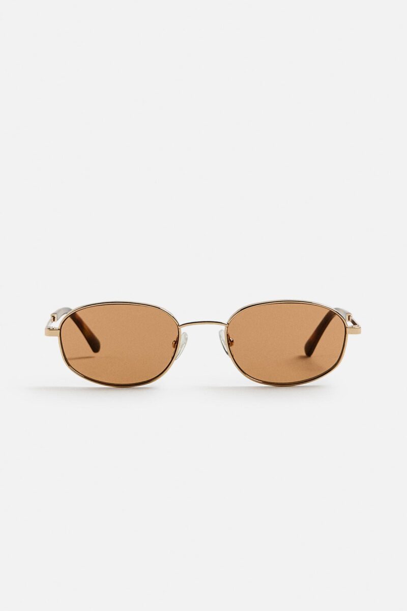 METAL FRAME SUNGLASSES - GOLD