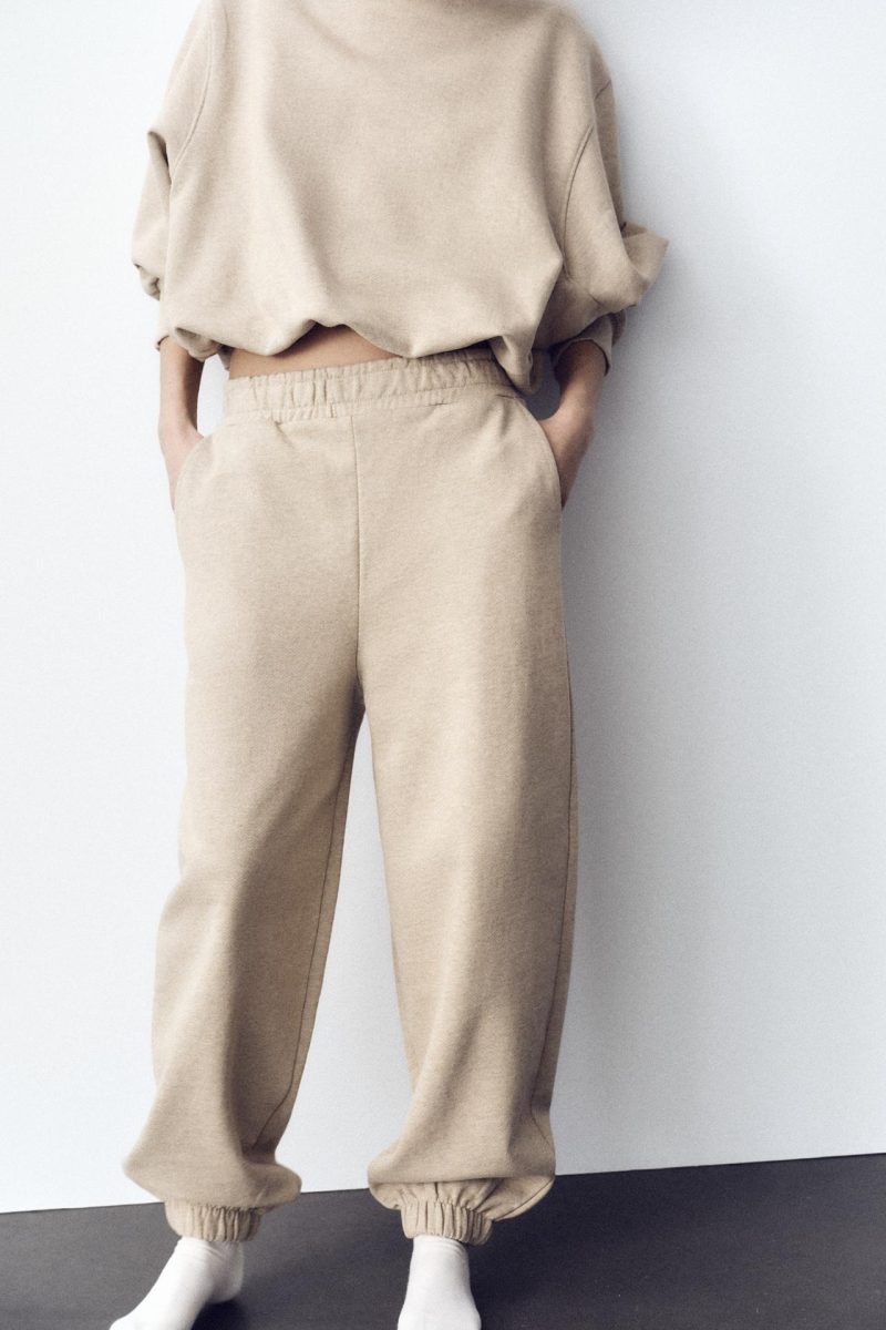 Beige Joggers