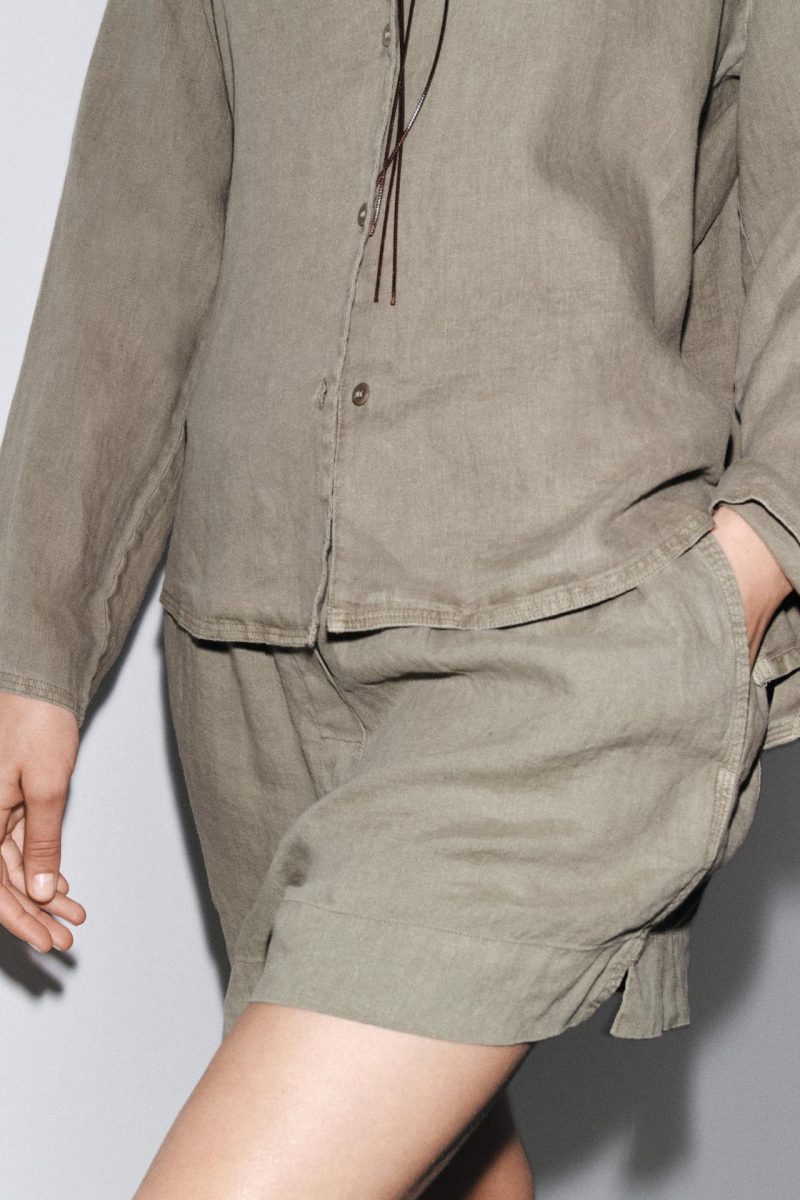 LINEN SHORTS